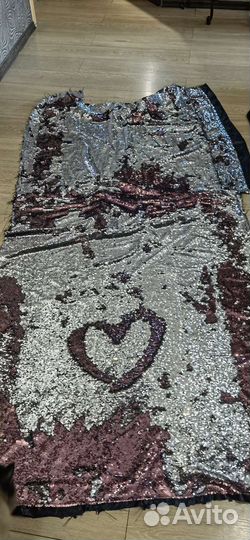 Ткань с двухсторонними пайетками