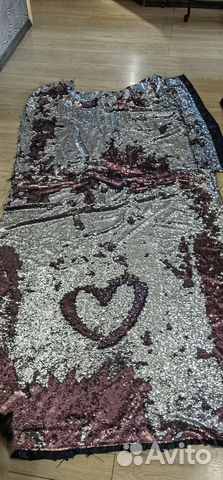 Ткань с двухсторонними пайетками