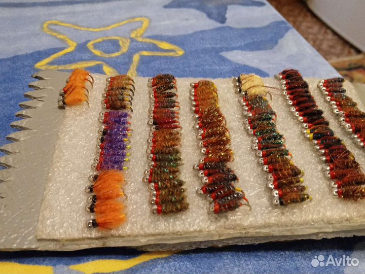 Мушки для ловли хариуса.все мушки рабочие проверен