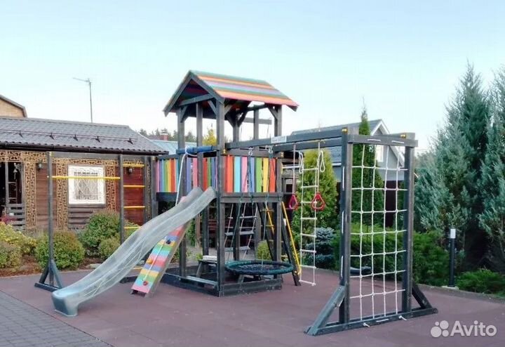 Игровые деревянные площадки