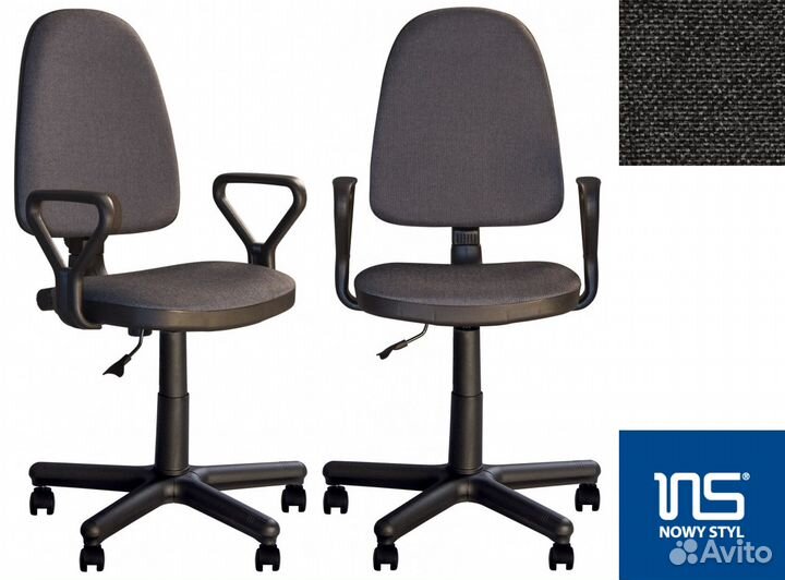 Кресло Престиж Prestige GTP C-38 серая ткань