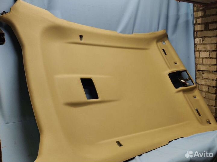 Обшивка потолка BMW X6 E71 бежевая без люка