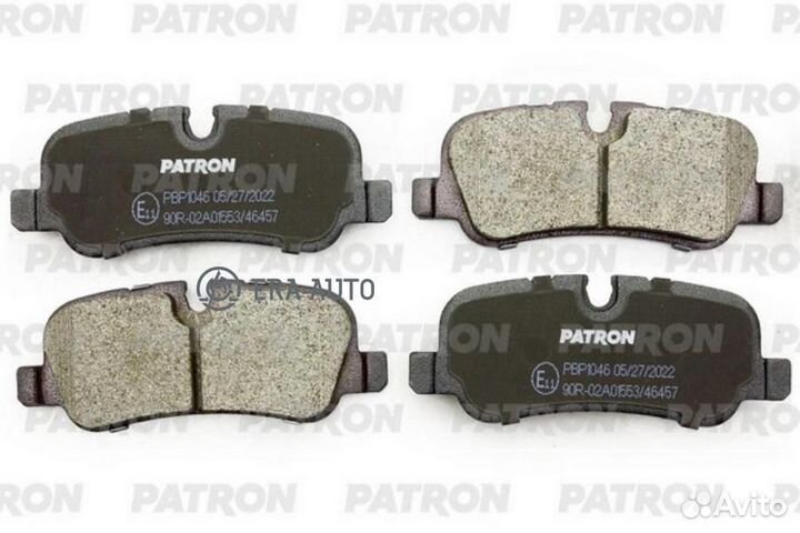 Patron PBP1046 Колодки тормозные дисковые зад. Landrover Discovery 04 - PBP1046