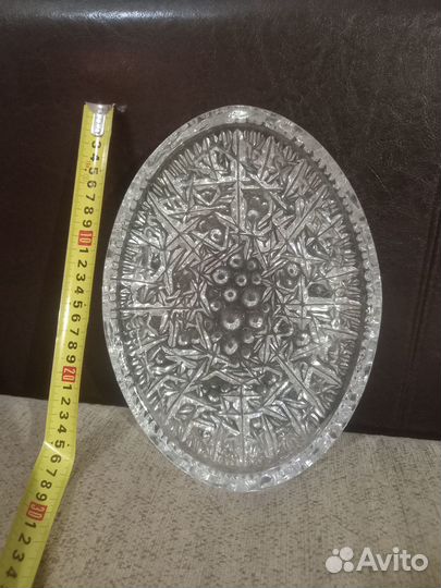 Сервировочная посуда хрусталь, стекло. СССР