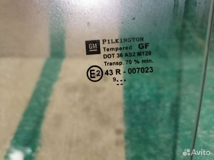 Стекло правое переднее опель астра G зафира А