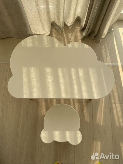 Детский Стол-облачко и стул