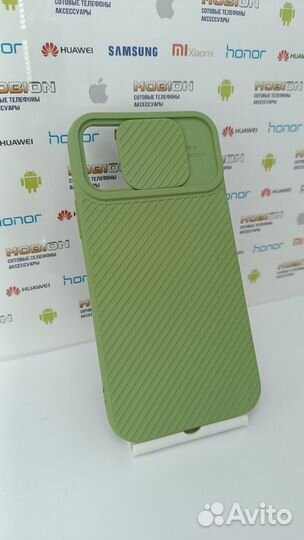 Чехол для Apple iPhone 12 (зеленый)