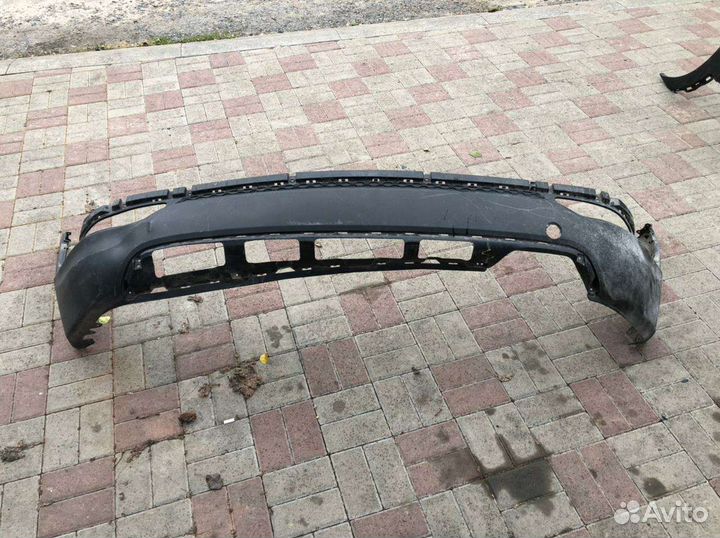 Юбка заднего бампера Hyundai Santa fe dm