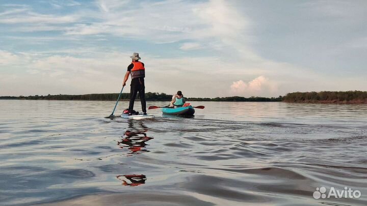 Прогулки на сап бордах и каяках