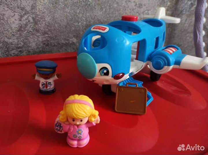 Самолёт интерактивный свет звук