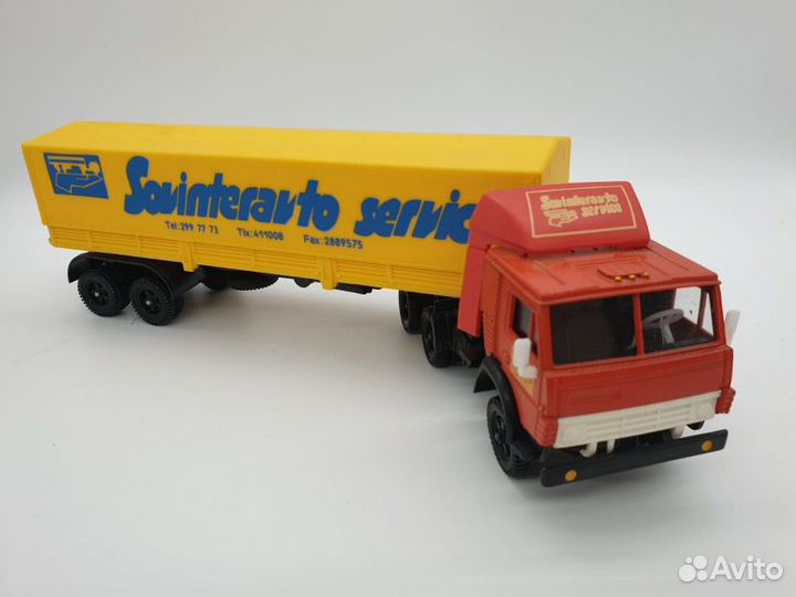 Камаз 5410 с полуприцепом и тентом Sovtransavto