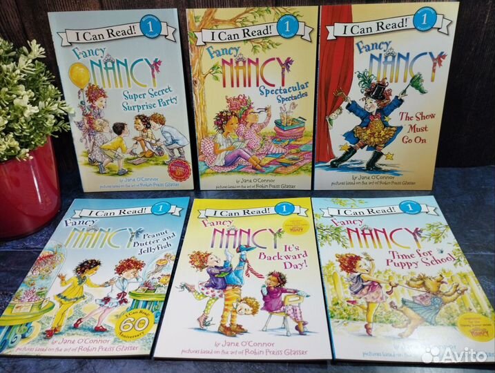 Книги Fancy Nancy. I Can Read. Фэнси Нэнси