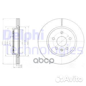 Диск тормозной delphi BG4190 (569 128)