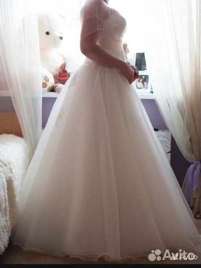 Свадебное платье 46 48 пышное
