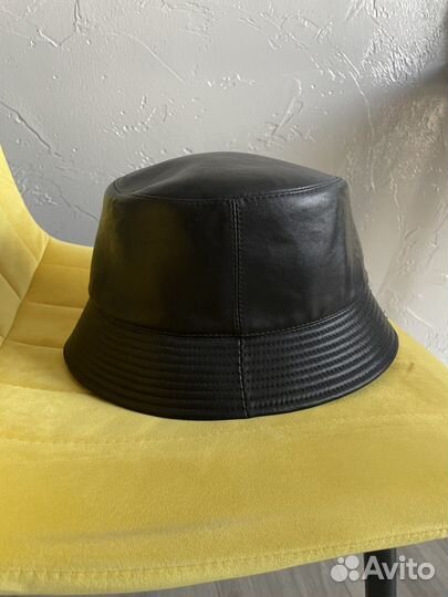 Шляпа/Панама кожаная с флисовой подкладкой