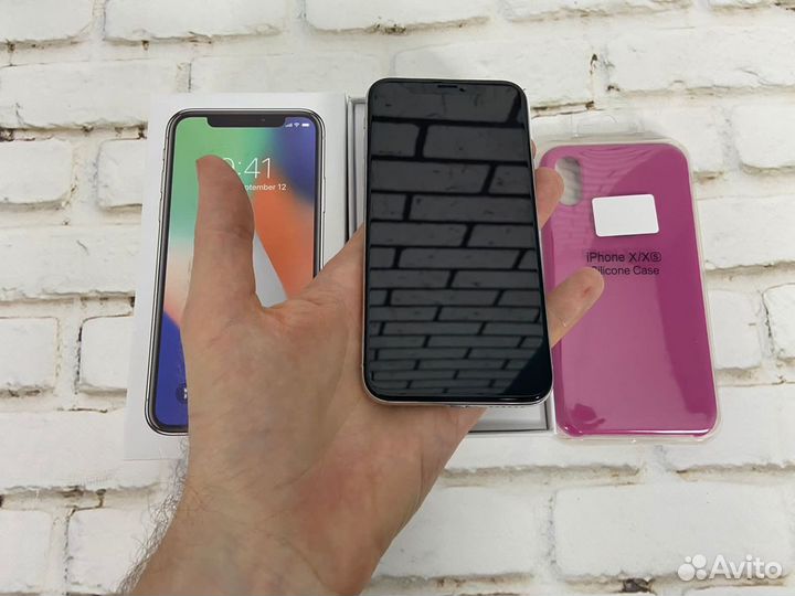 iPhone X 256 gb серый А1315