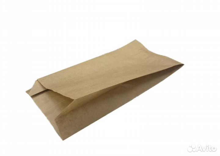 Пакет бумажный 200*80*40 крафт (2000 штук/уп)