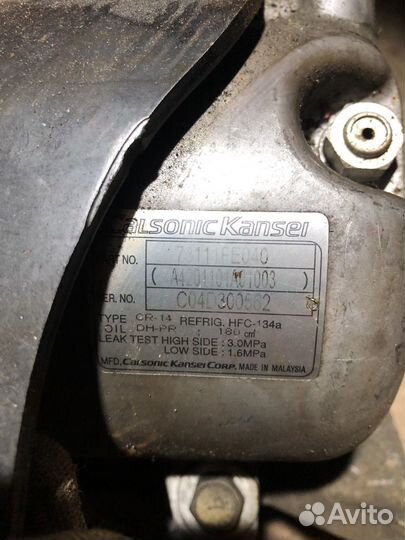 Компрессор кондиционера subaru impreza wrx