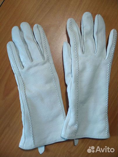 Перчатки кожаные. Зима
