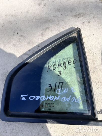 Форточка задней двери Ford Mondeo 3