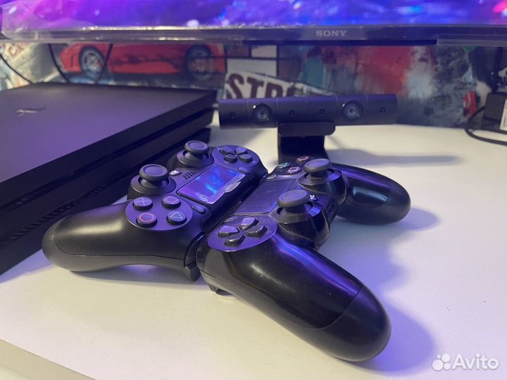PS4 Pro 1tb + Игры + Камера