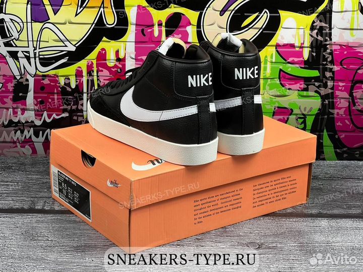 Кроссовки Nike Blazer Mid 77 Black Sail (36-45)