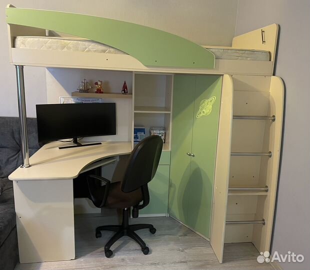 Детская кровать чердак