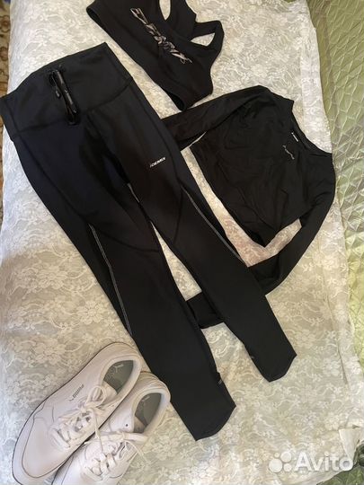 Спортивный костюм женский demix и кроссовки puma