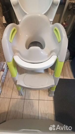 Детская Сидушка на унитаз со ступенькой