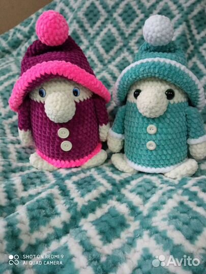 Собака, вязанные игрушки