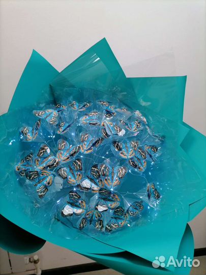 Букет из бабочек светящийся