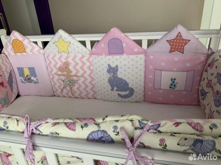 Бортики в кроватку
