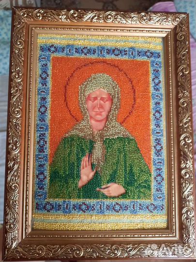 Картина вышитая бисером