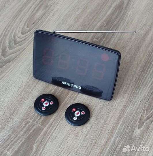 Табло отображения вызова на русском, кнопка вызова