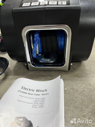 Лебедка катерная 12в 5000lb