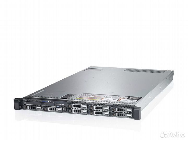 Сервер dell R620 2xE5-2660 v2 4x16GB 2x750W
