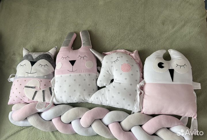 Бортики в детскую кроватку бу