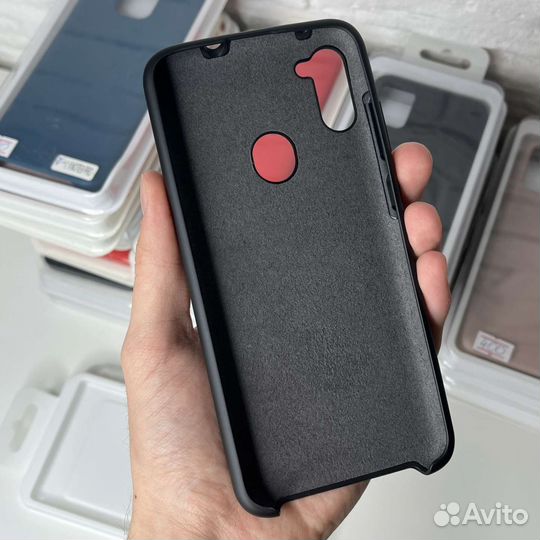 Чехлы силиконовые внутри бархатные