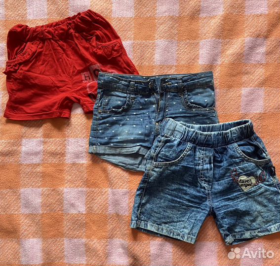 Вещи пакетом на девочку 104 и 110