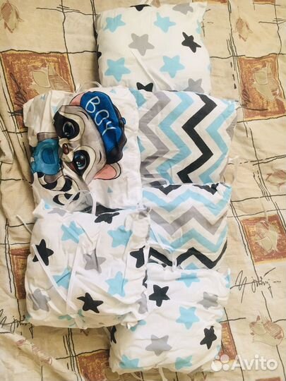 Бортики в детскую кроватку кроватку