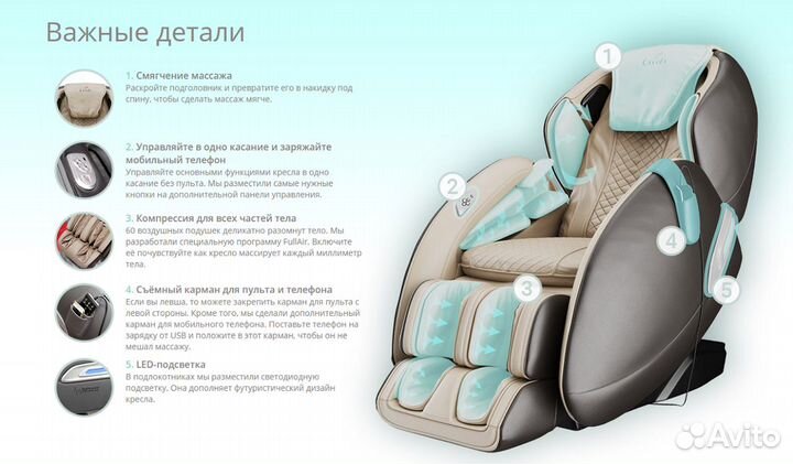 Массажное кресло Casada Alphasonic2