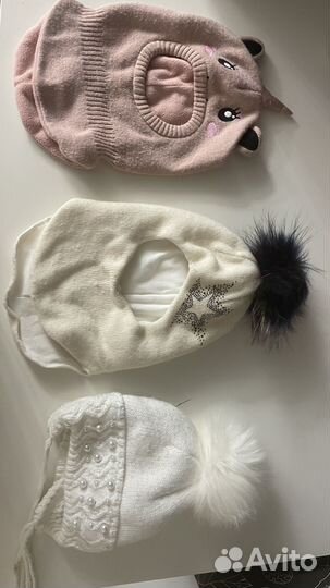 Варежки краги h&m и шапки