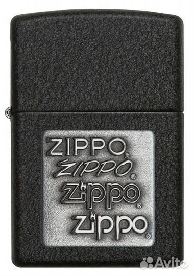Зажигалка Zippo 363 Black Crackle Оригинал Новая