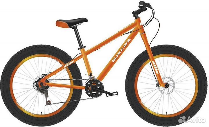 Велосипед фэтбайк Black One Monster d-20 1х6 (2022