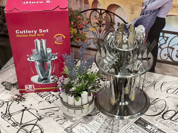 Набор столовых приборов на 6 персон(24 предмета)