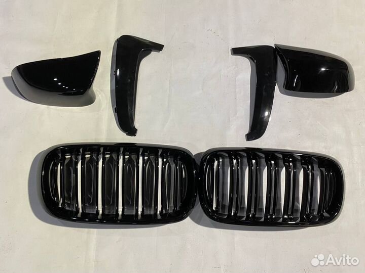 BMW X6 f16 Жабры+Ноздри+Крышки зеркал