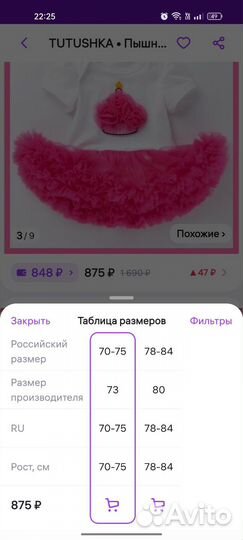 Платье-боди на годик