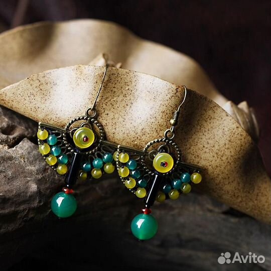 Серьги в египетском стиле