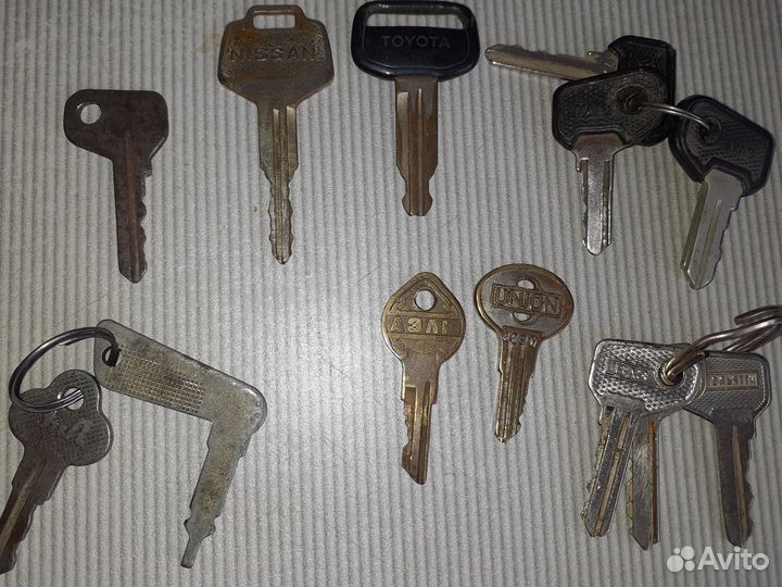 Ключи зажигания.Тойота.Ниссан.уаз.Ваз.азлк.зил.Маз