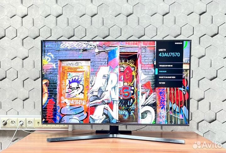 Телевизор samsung 43 4K HDR 10+ SmartTv